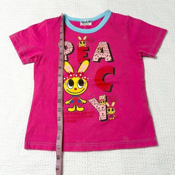 KLC pink "peacy" baby tee from japan - Picture 6 of 6
